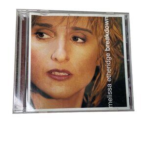 Vintage Melissa Etheridge Breakdown Folk Art Audio Music CD u 1999 11 Tracks